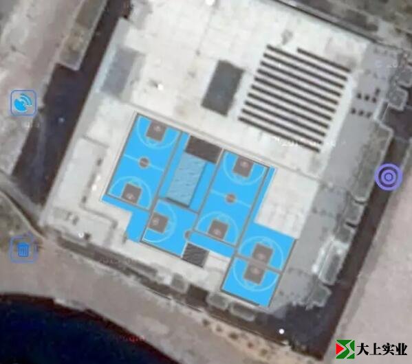 籃球場(chǎng)鳥(niǎo)瞰圖