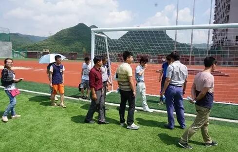  圖4.足球場(chǎng)球門檢測(cè)現(xiàn)場(chǎng)