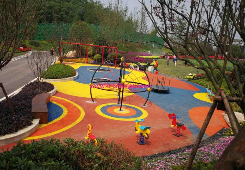 小區花園塑膠地面