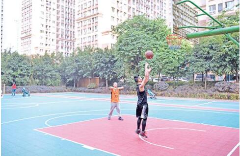 小區(qū)籃球場