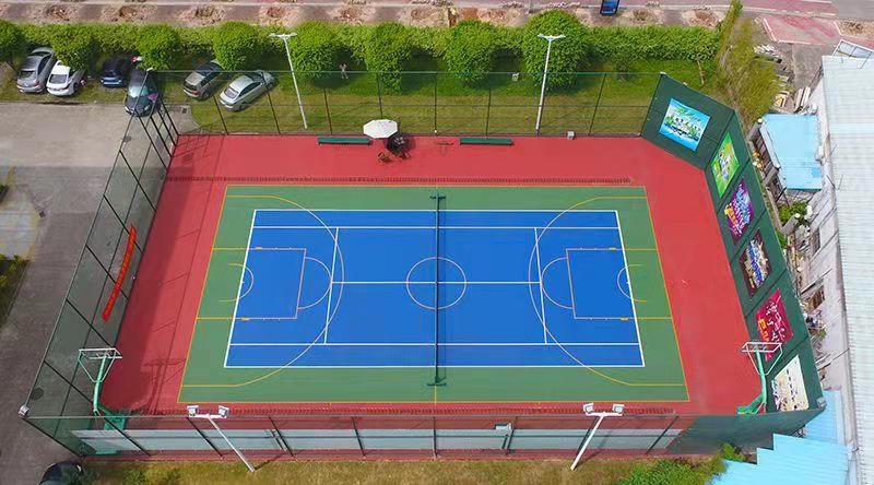 籃球場(chǎng)網(wǎng)球場(chǎng)二合一
