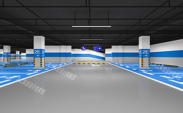 4萬多平方地下停車場車庫環氧地坪融