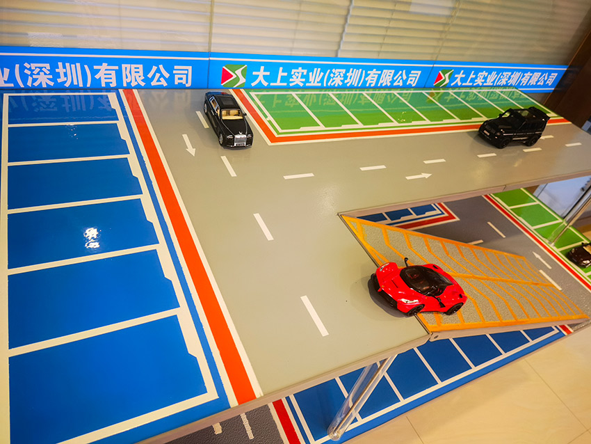 辦公室環氧地坪車庫樣品